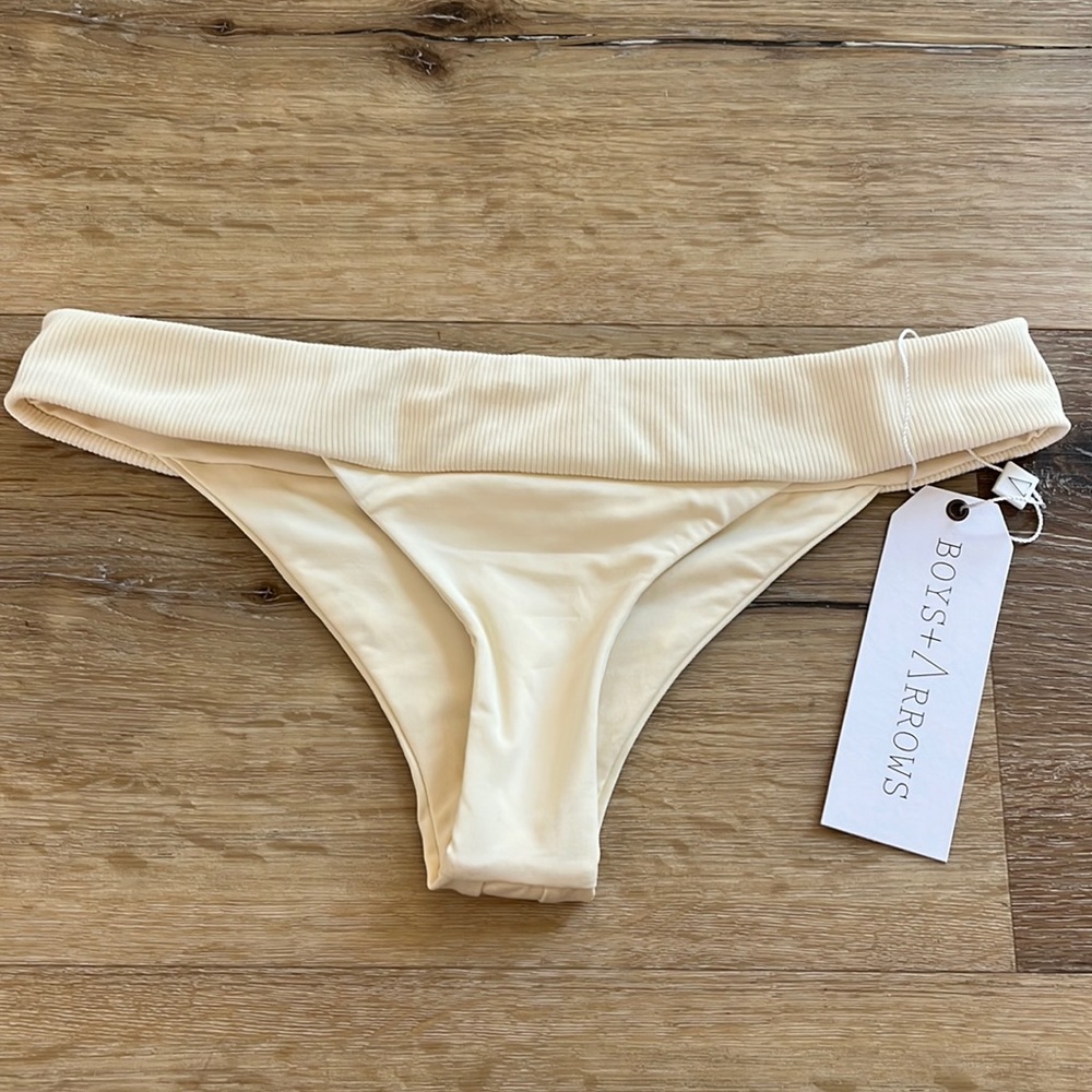 Boys+Arrows Crème Scout Bikini Bottoms